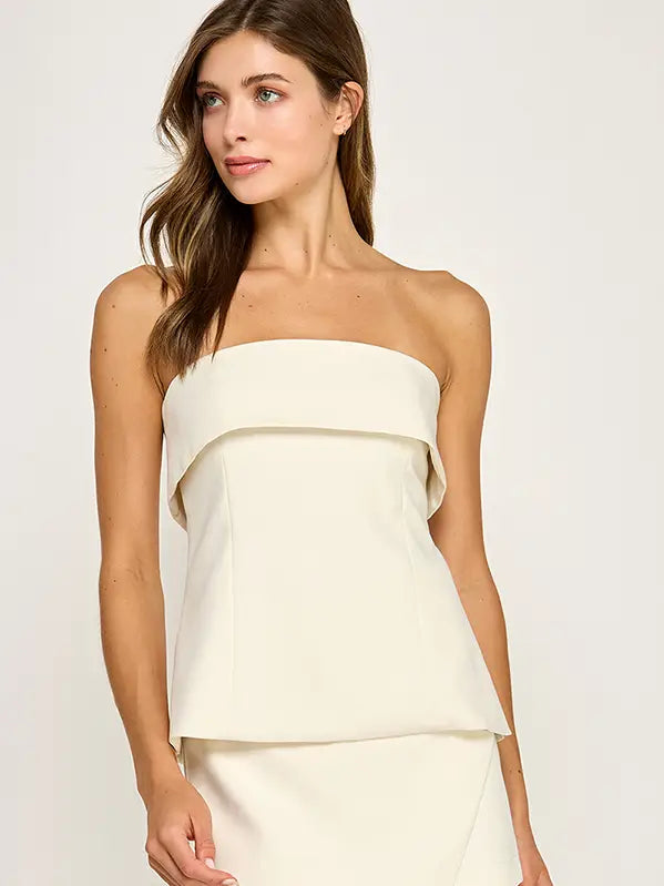 Structured Tube Top