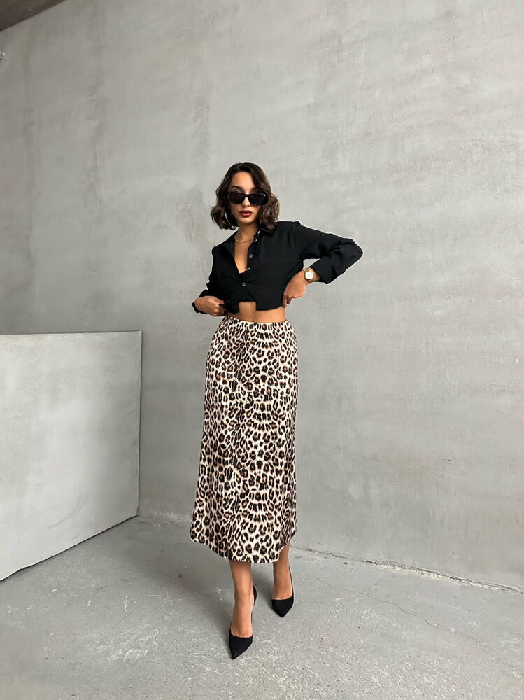 Leopard Pattern Skirt