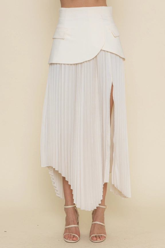 Asymmetric Pleated Slit SKIRT