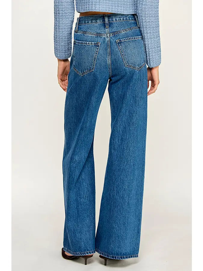High Waist Wide Leg Jeans