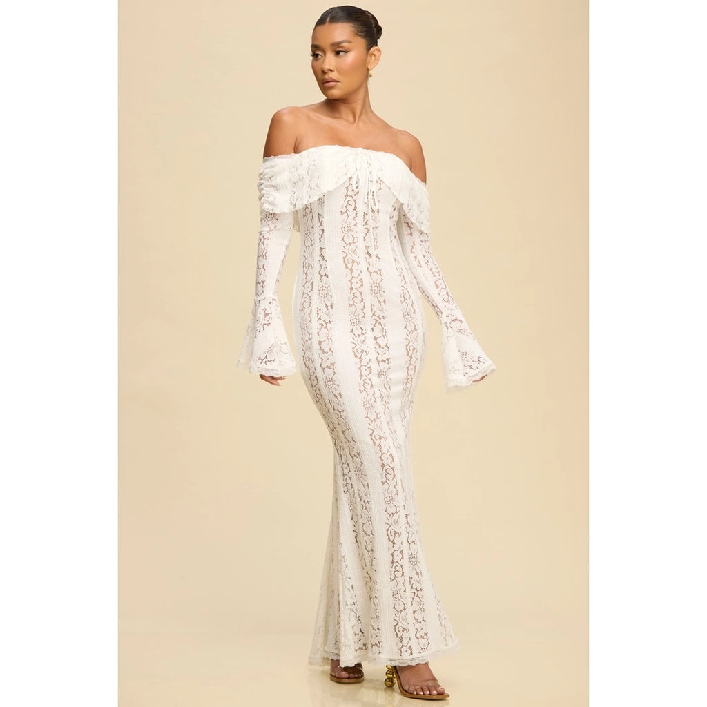 Off/S Lace Mermaid Dress