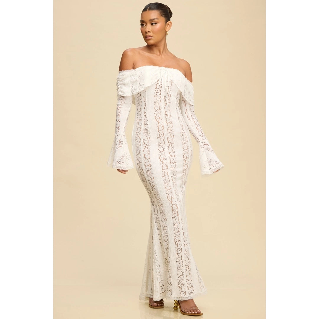 Off/S Lace Mermaid Dress