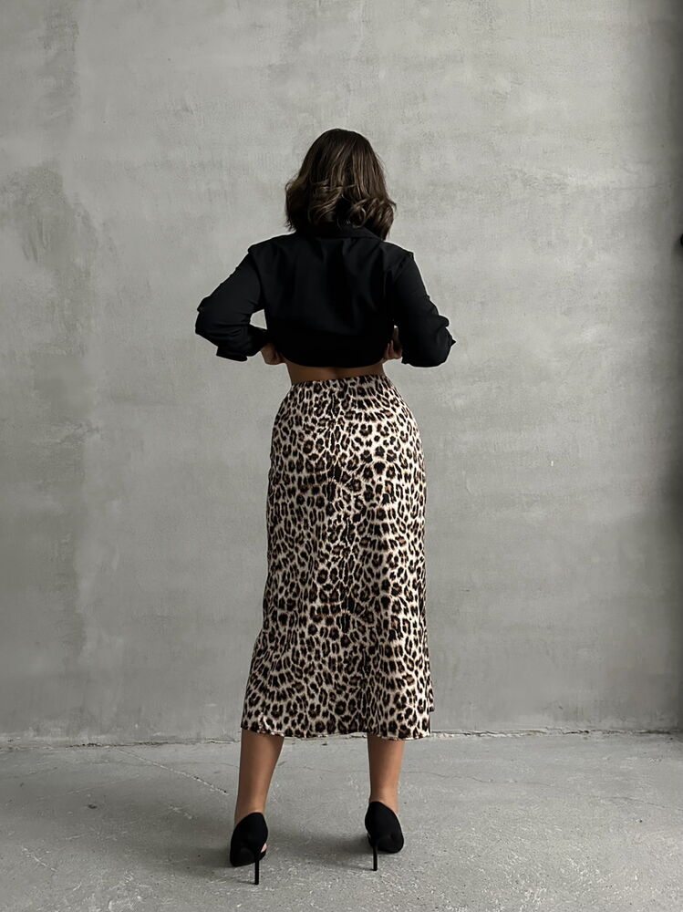 Leopard Pattern Skirt