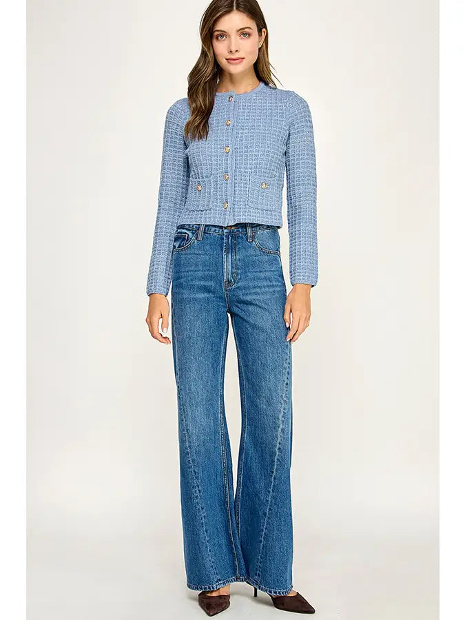 High Waist Wide Leg Jeans