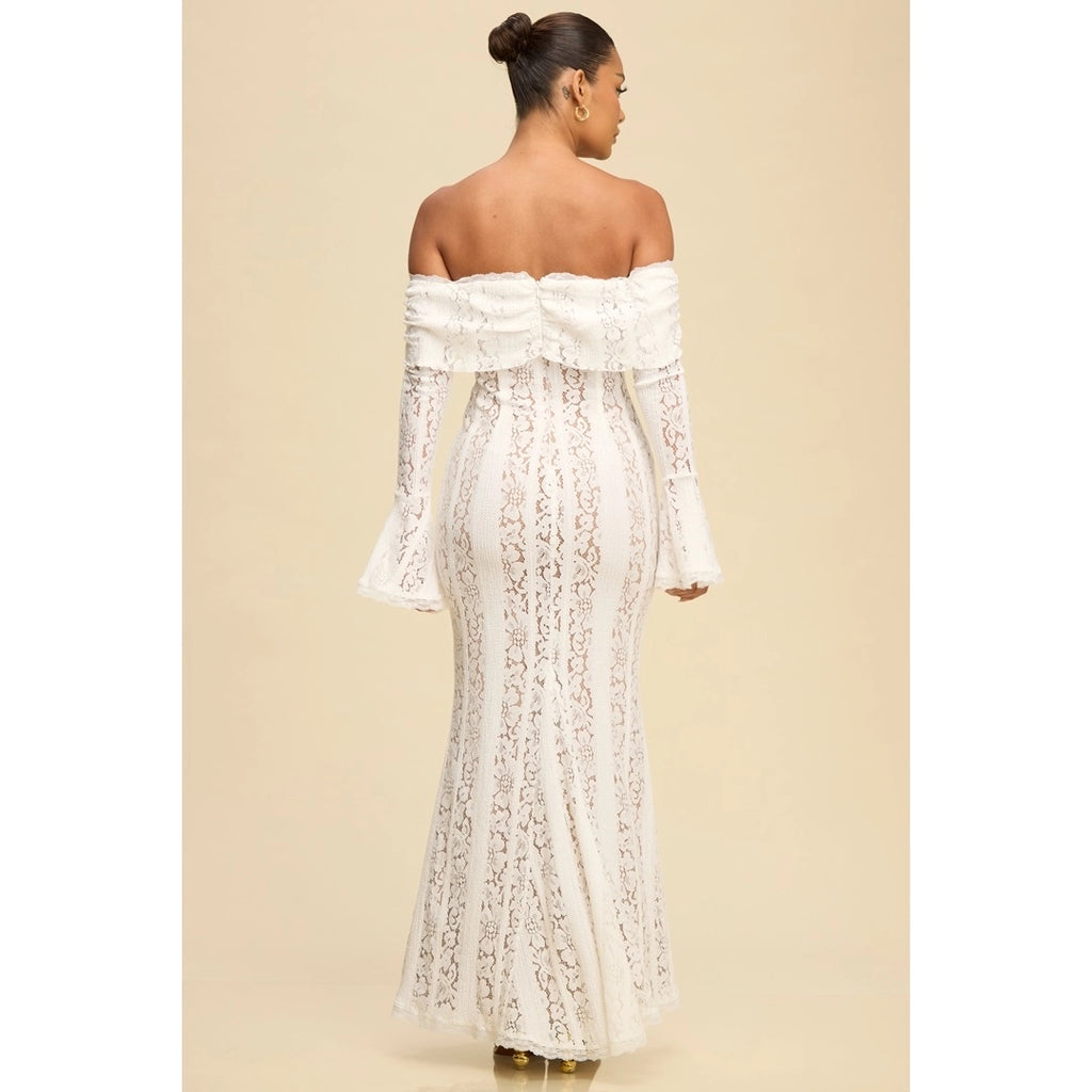 Off/S Lace Mermaid Dress