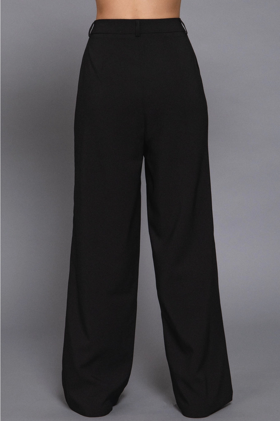 Asymmetrical Wrap Long Pants