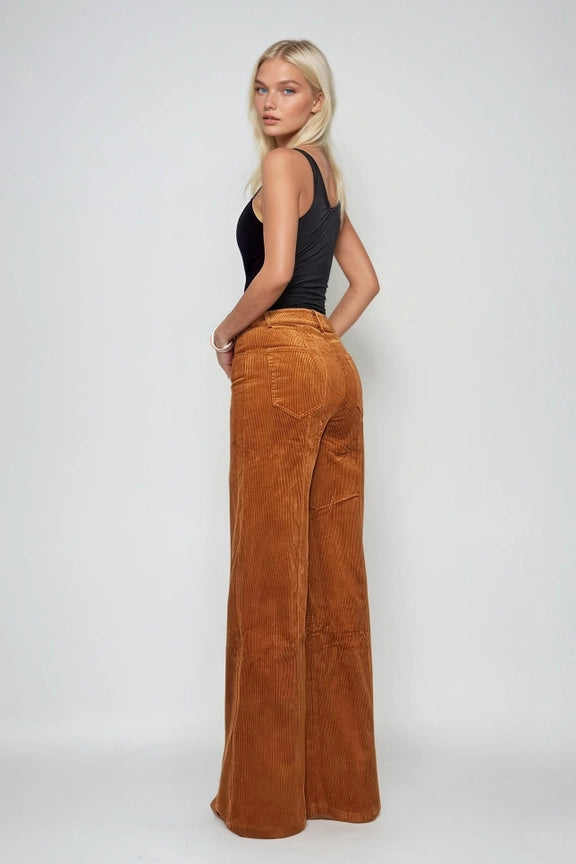 Corduroy Wide Leg Pants