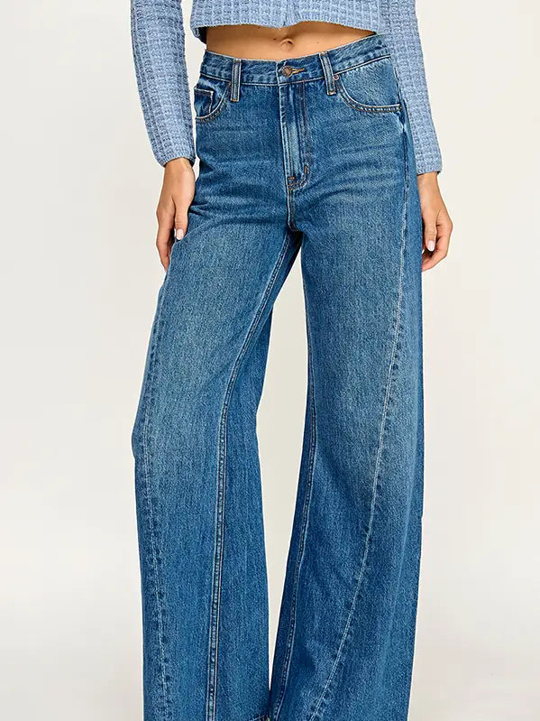 High Waist Wide Leg Jeans